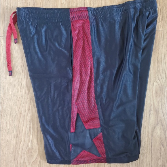 MENS VTG CONVERSE ALL STAR BASKETBALL SHORTS XL JERSEY DWYANE WADE FLASH RODMAN - Picture 2 of 2